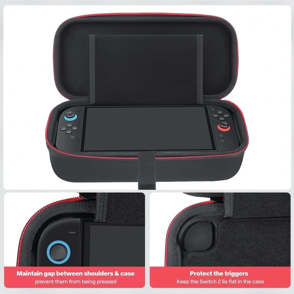 Black and Red Gaming Console Case